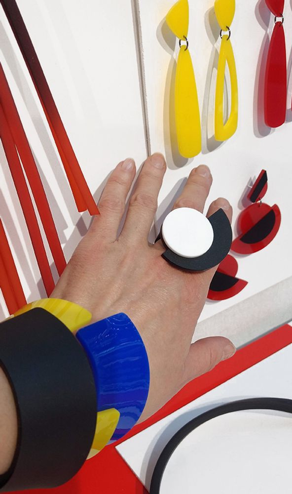 Gifts - PRIMARY COLORS museum selection, graphic jewelry - ALEX+SVET