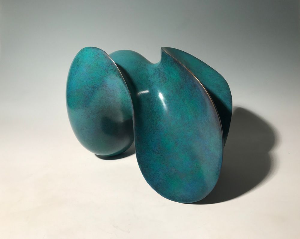 Sculptures, statuettes et miniatures - Sculpture « Rencontre impromptue » - JEAN CHRISTOPHE COURADIN