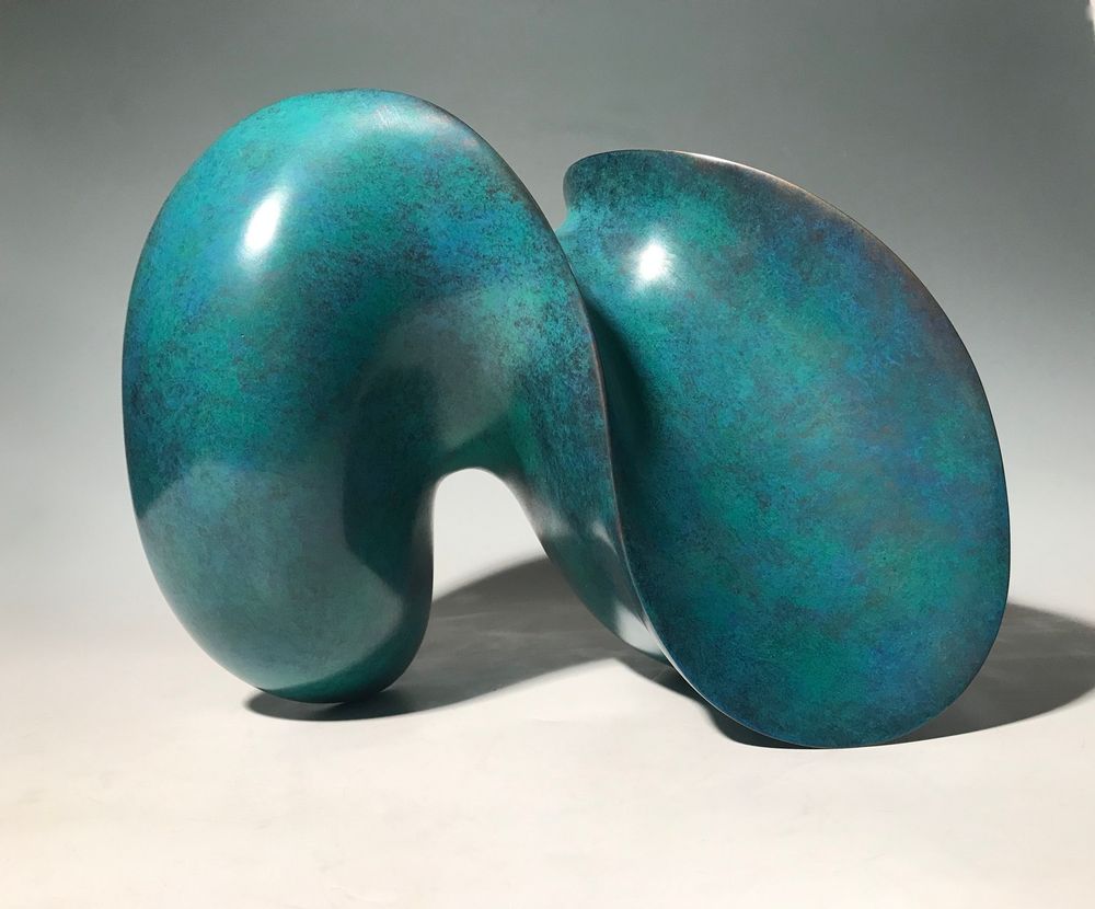 Sculptures, statuettes et miniatures - Sculpture « Rencontre impromptue » - JEAN CHRISTOPHE COURADIN
