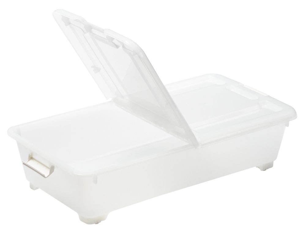 Organizer - Long Under Bed Box with Wheels - PEARL LIFE