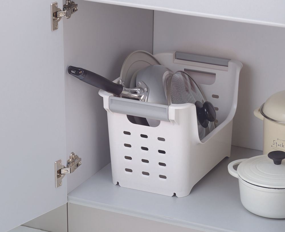 Range-tout - Panier empilable divisé - PEARL LIFE