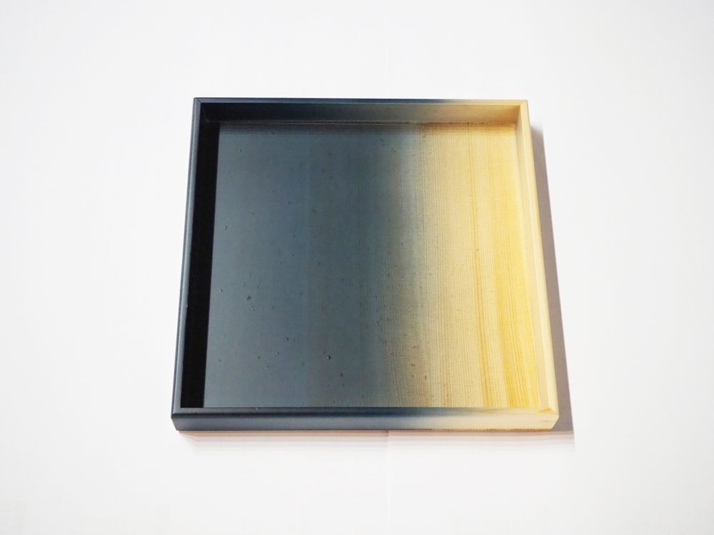 Trays - Indigo Hinoki Wood  Plate (Small) - AOLA