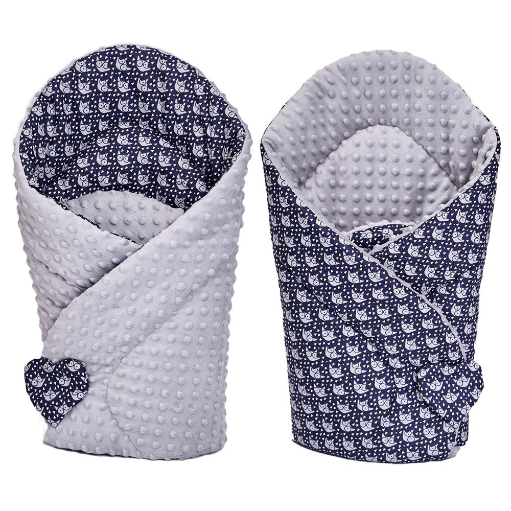 Accessoires pour puériculture - Gigoteuse d'emmaillotage minky réversible, STELLA - SEVIRA KIDS