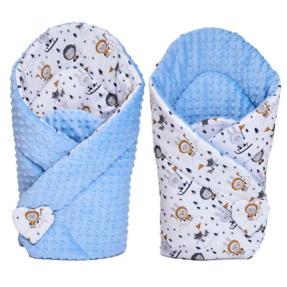 Accessoires pour puériculture - Gigoteuse d'emmaillotage minky réversible, STELLA - SEVIRA KIDS