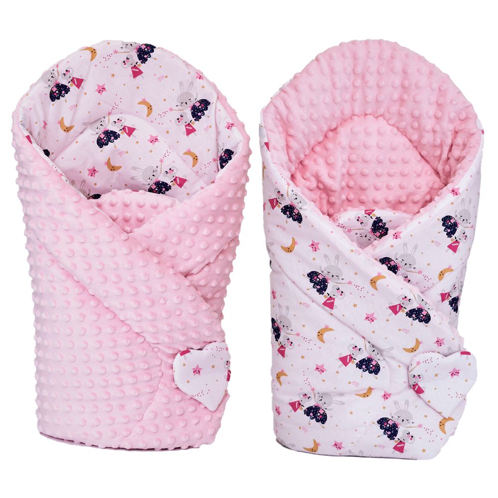 Accessoires pour puériculture - Gigoteuse d'emmaillotage minky réversible, STELLA - SEVIRA KIDS