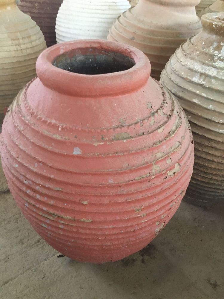 Ceramic - old Greek ceramic oil jars - SILO ART FACTORY