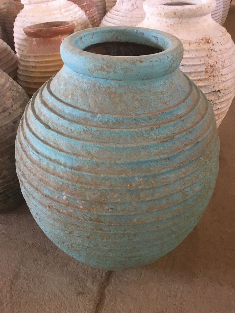 Ceramic - old Greek ceramic oil jars - SILO ART FACTORY