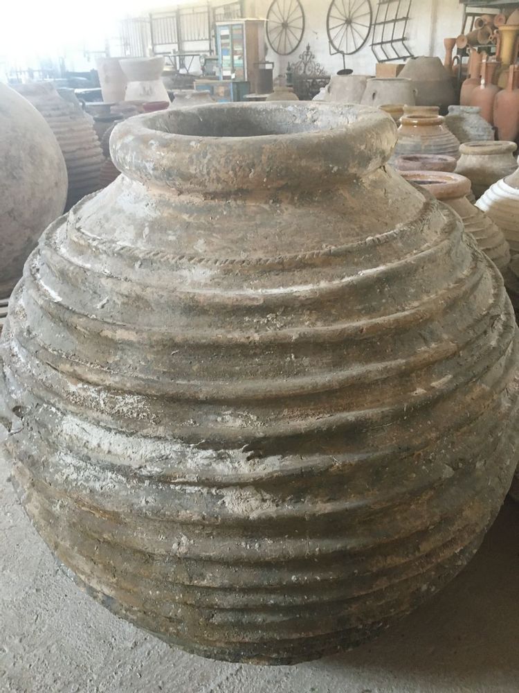 Ceramic - old Greek ceramic oil jars - SILO ART FACTORY