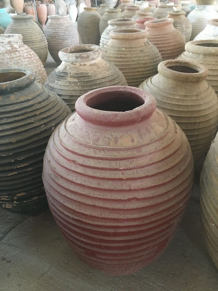 Ceramic - old Greek ceramic oil jars - SILO ART FACTORY