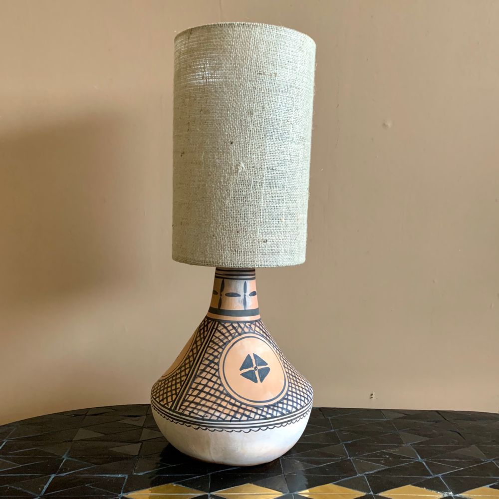 Table lamps - Pottery Table Lamps - Berber - Tribal - Amfora - ZENZA