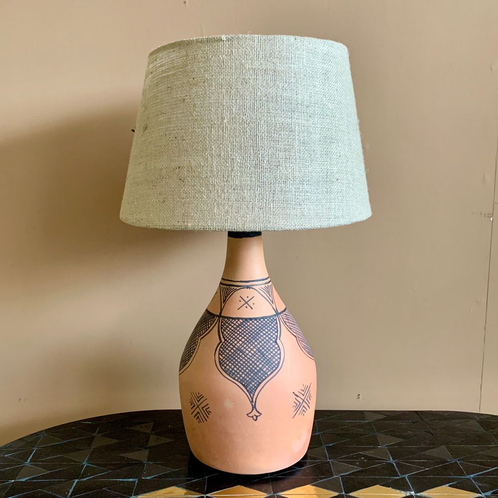 Table lamps - Pottery Table Lamps - Berber - Tribal - Amfora - ZENZA