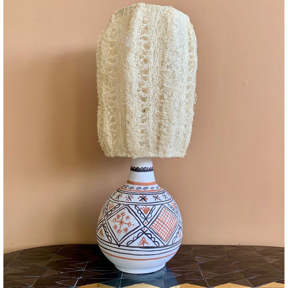 Table lamps - Pottery Table Lamps - Berber - Tribal - Amfora - ZENZA