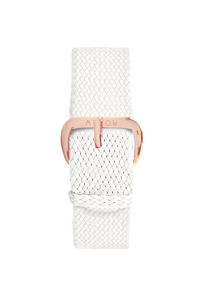 Bijoux - Bracelet de montre Millow Tressé Blanc - MILLOW PARIS