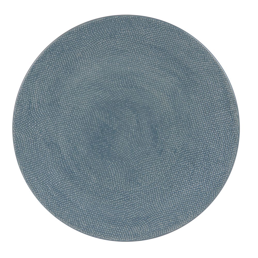 Assiettes au quotidien - ASSIETTE PLATE 27 CM VESUVIO BLEU - TABLE PASSION / BASTIDE 1880