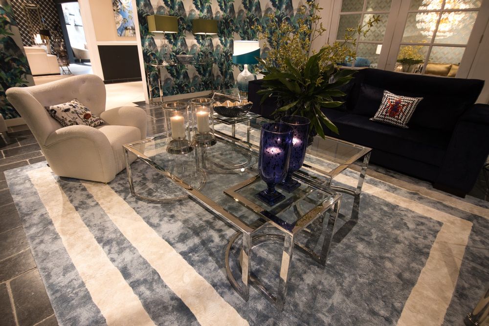 Coffee tables - Lalique set (1 coffee & 1 wall table & end tables) - VAN ROON LIVING