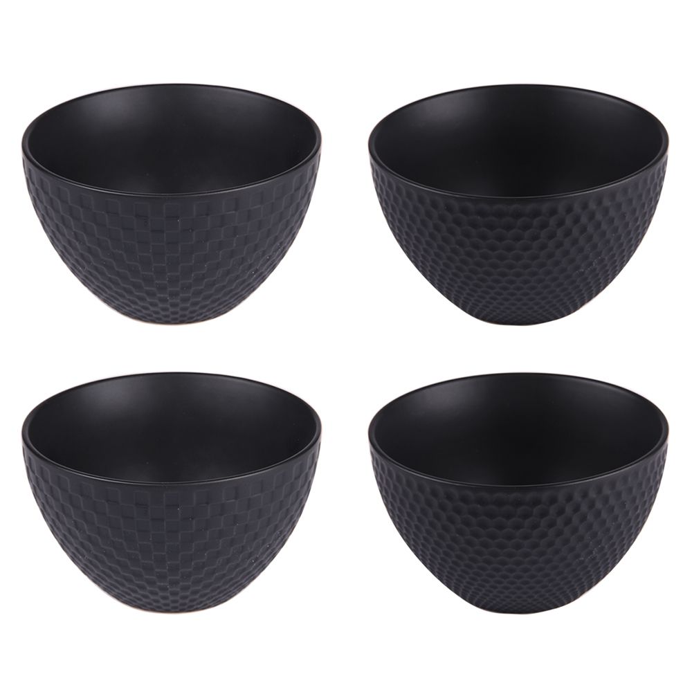 Tasses et mugs - COFFRET DE 4 COUPELLES 11,5CM BLACK MAT - TABLE PASSION / BASTIDE 1880