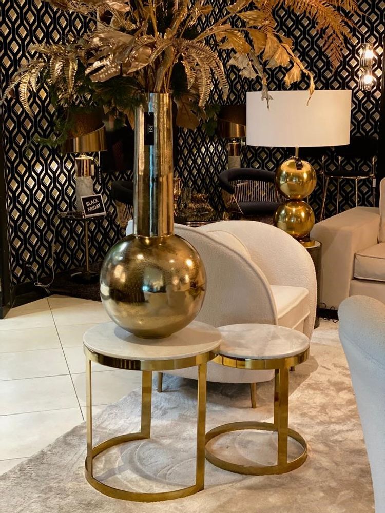 Autres tables - table d'appoint Pluie d'or ensemble de 2 - VAN ROON LIVING