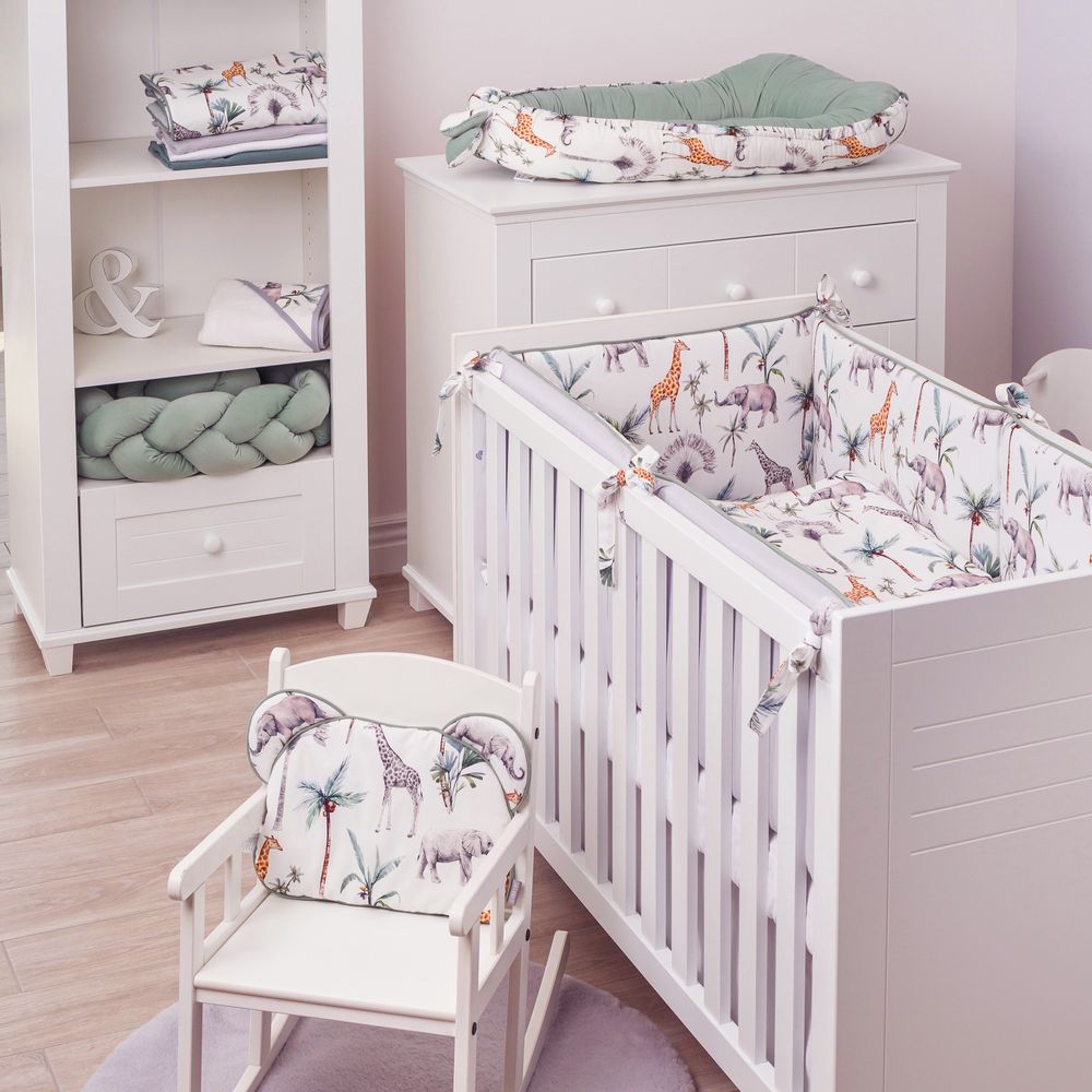 Linge de lit - Cocon bébé matelassé velvet - nid réducteur de lit, STELLA - SEVIRA KIDS