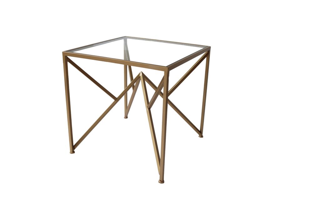 Other tables - Diamond gold saddle/end of sofa - SOCADIS