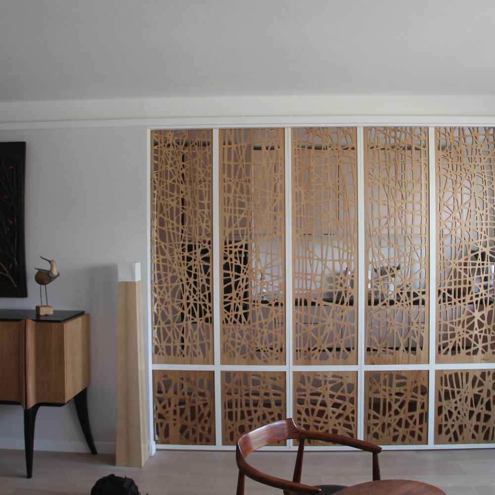 Walk-in closets - Doors and partitions collection Taillis - THIERRY LAUDREN