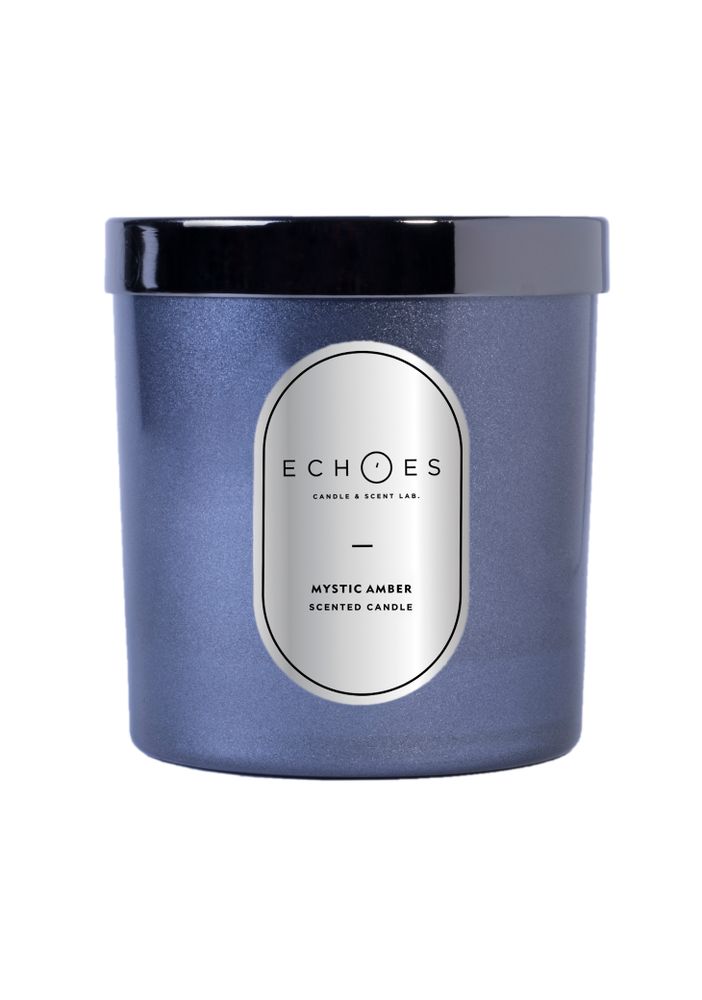 Gifts - Mystic Amber Scented Natural Candle - ECHOES CANDLE & SCENT LAB.
