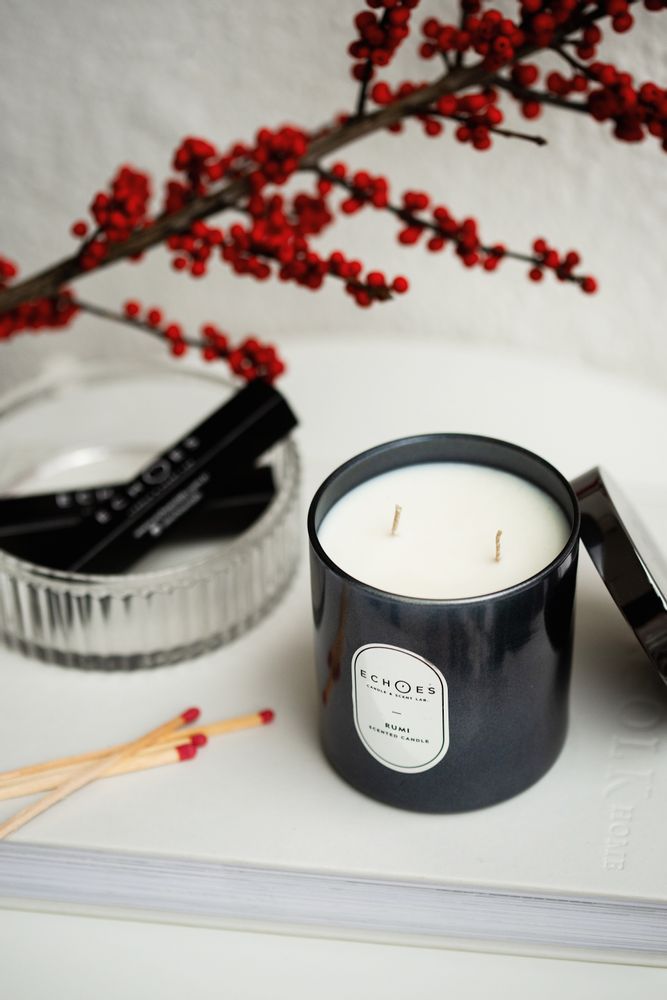 Gifts - Rumi Scented Natural Candle - ECHOES CANDLE & SCENT LAB.