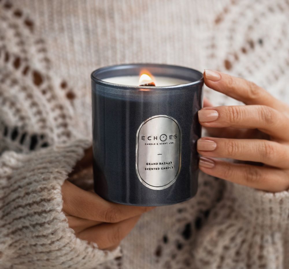 Cadeaux - Bougie Naturelle Parfumée Grand Bazar - ECHOES CANDLE & SCENT LAB.