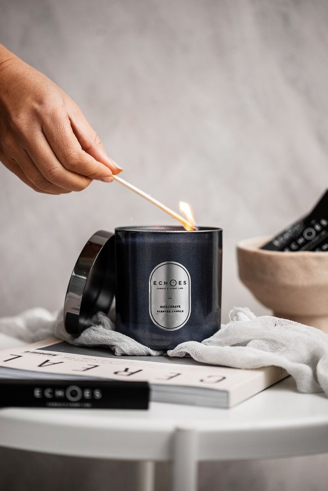 Gifts - Muscorave Scented Natural Candle - ECHOES CANDLE & SCENT LAB.
