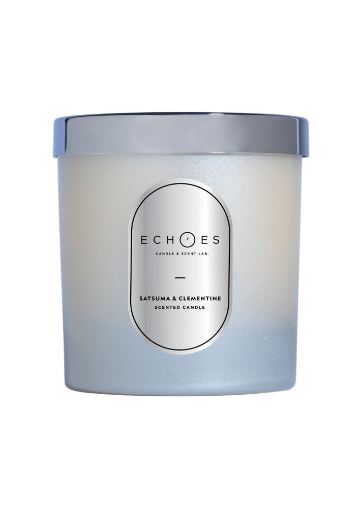 Gifts - Satsuma Clementine Scented Natural Candle - ECHOES CANDLE & SCENT LAB.
