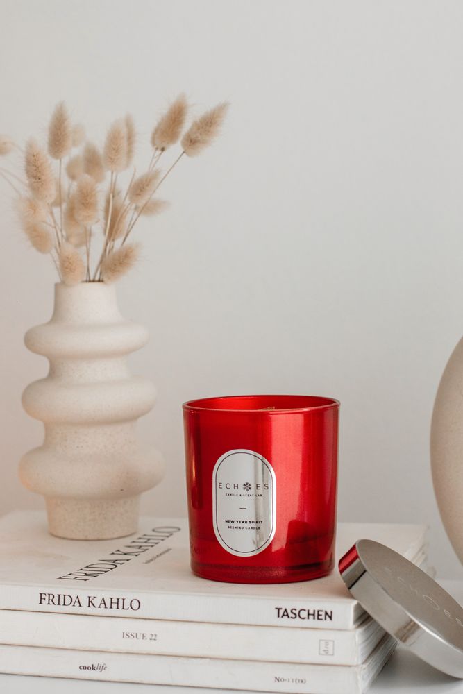 Cadeaux - Bougie Naturelle Parfumée New Year Spirit. - ECHOES CANDLE & SCENT LAB.