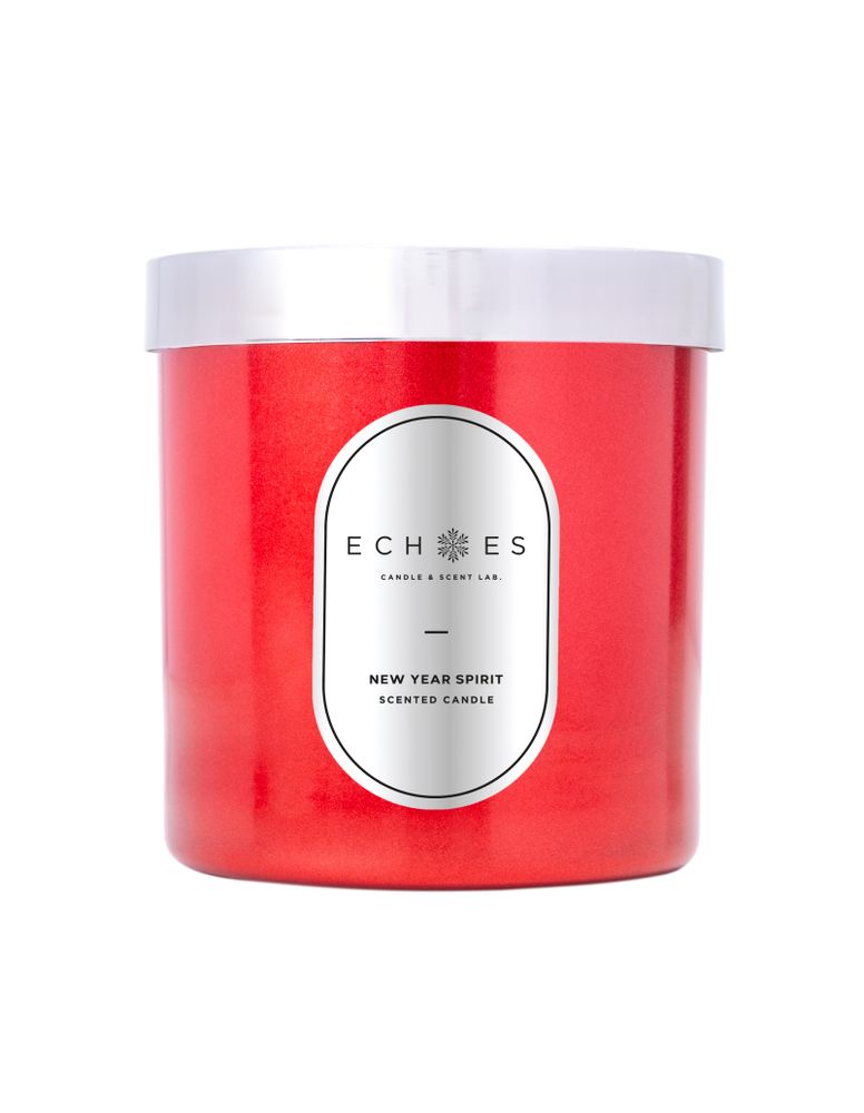 Cadeaux - Bougie Naturelle Parfumée New Year Spirit. - ECHOES CANDLE & SCENT LAB.