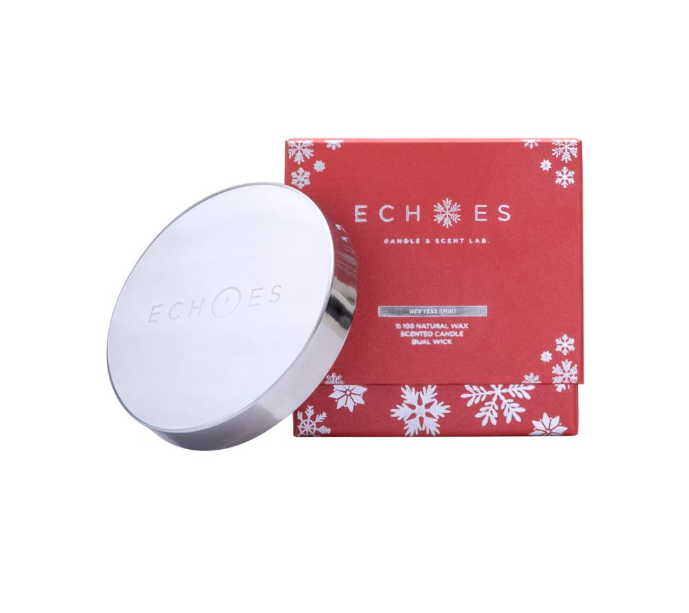 Cadeaux - Bougie Naturelle Parfumée New Year Spirit. - ECHOES CANDLE & SCENT LAB.