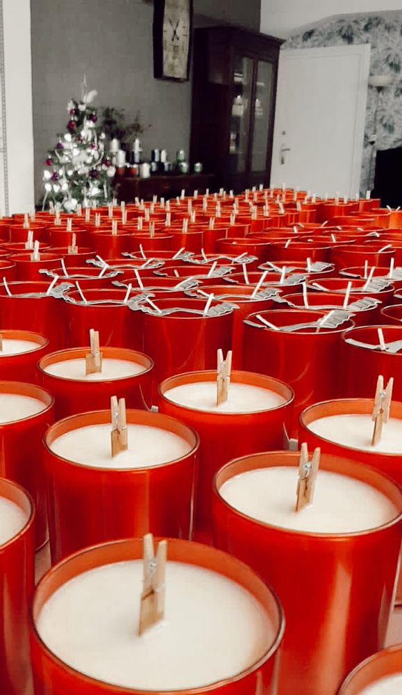 Cadeaux - Bougie Naturelle Parfumée New Year Spirit. - ECHOES CANDLE & SCENT LAB.