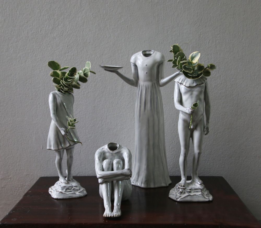 Vases - Girl Vase - YARNNAKARN