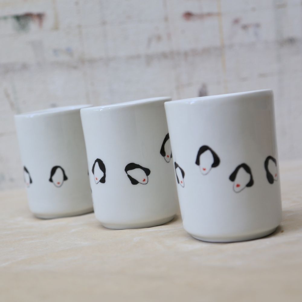 Everyday plates - HAND PAINTED CERAMICS - KISS KISS DESIGN - COOL COLLECTION