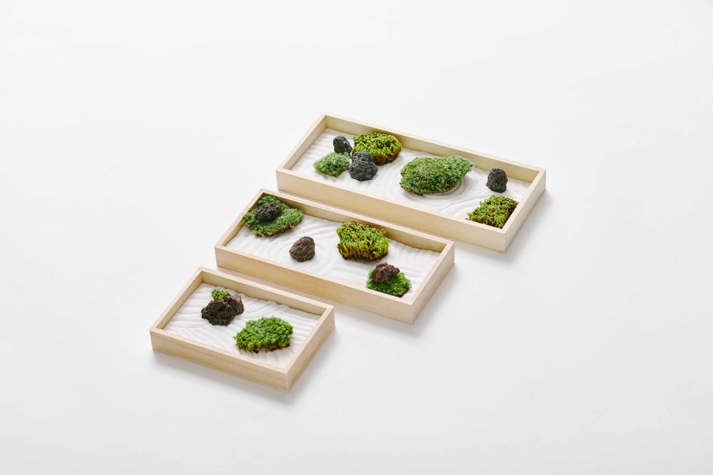 Objets de décoration - karesansui-kit de jardin grand - FUJIGOKE