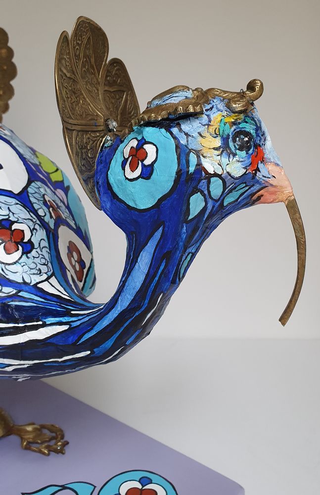 Sculptures, statuettes and miniatures - A blue world - ARTBOULIET