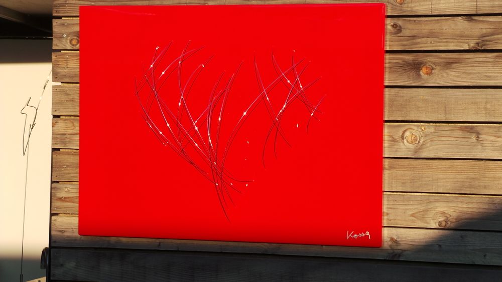 Frames - KORAZON RED embossed frame - KOSSARTISTIK