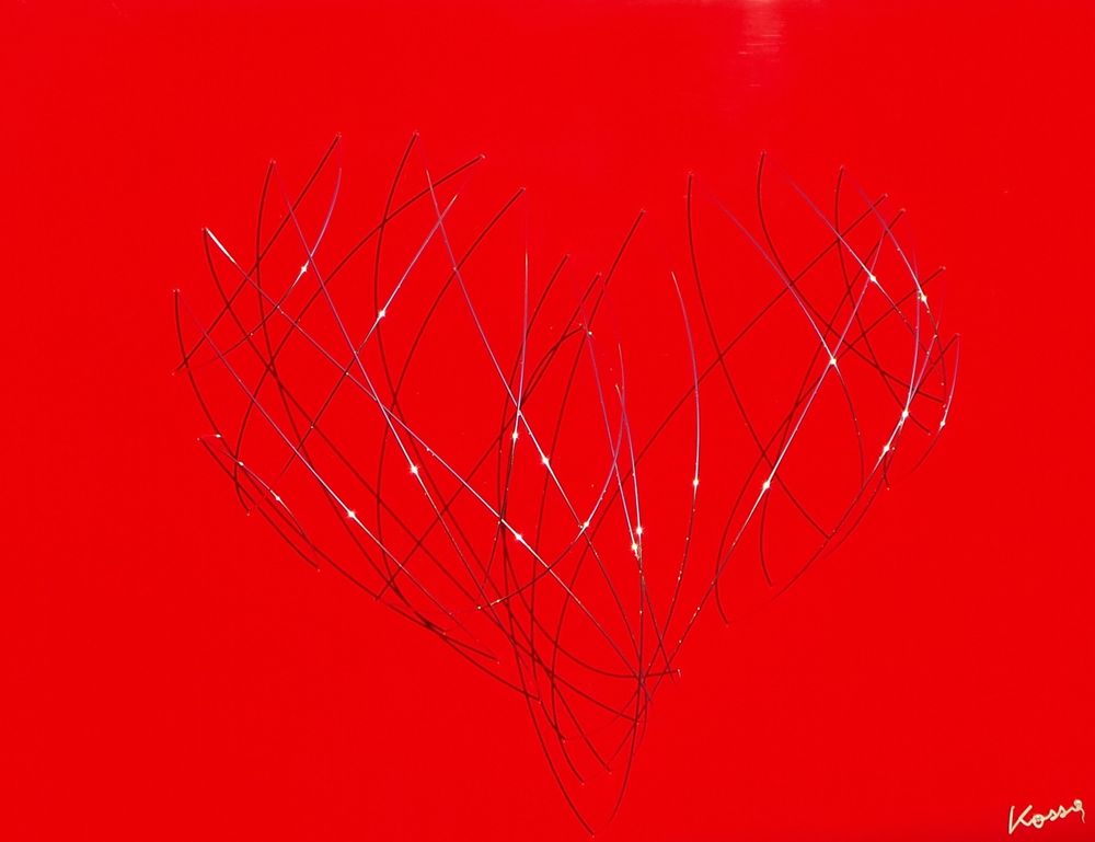 Frames - KORAZON RED embossed frame - KOSSARTISTIK