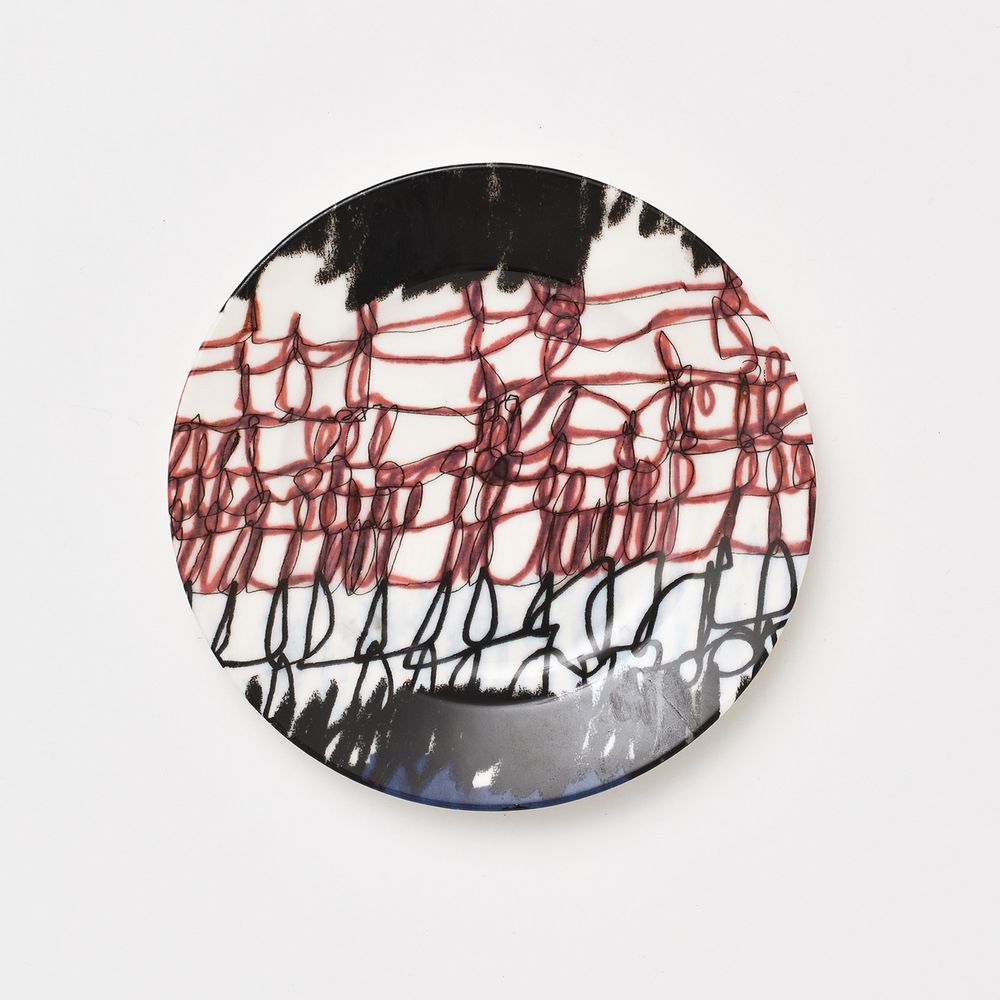 Formal plates - Abstract _ Collection Plates - FRANCESCA COLOMBO