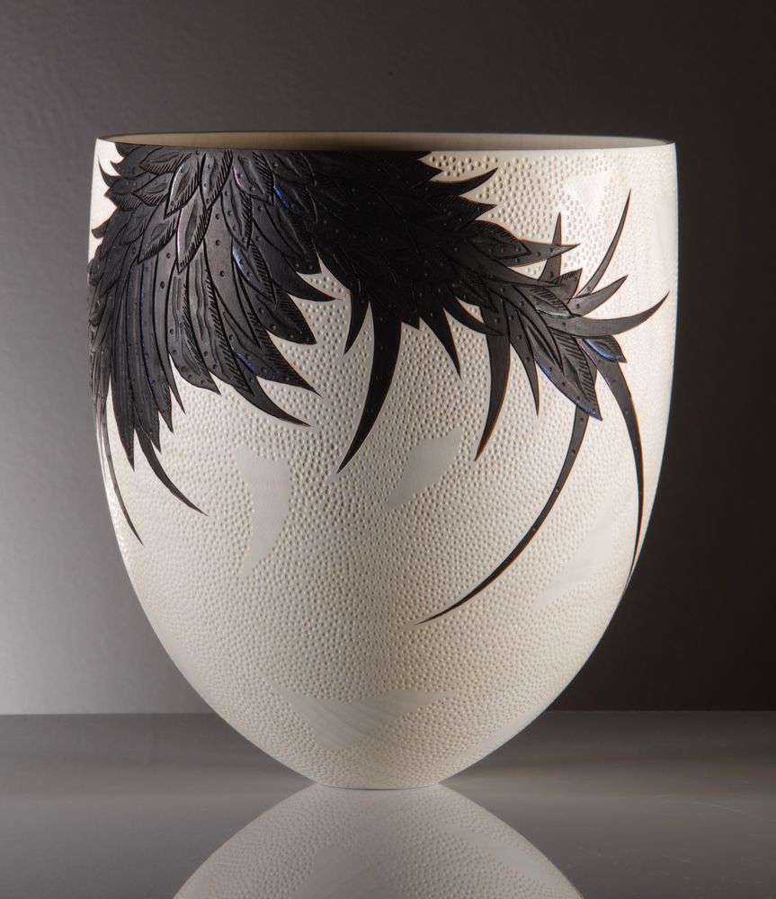 Unique pieces - Corvus Nero Collection - Raven - SALLY BURNETT DESIGNS IN WOOD