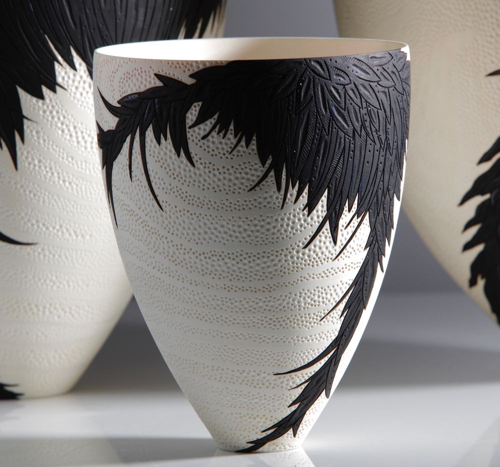 Unique pieces - Corvus Nero Collection - Raven - SALLY BURNETT DESIGNS IN WOOD