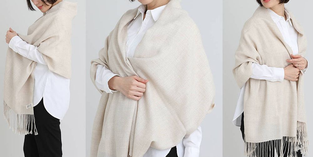 Scarves - Schal DELUXE ZIG ZAG - T'RU SUSTAINABLE HANDMADE