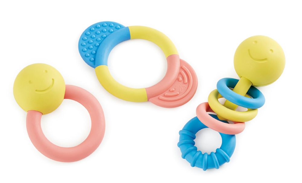 Toys - Japanese Rice Teething Rings & Rattles Collection - TOYNAMICS HAPE NEBULOUS STARS
