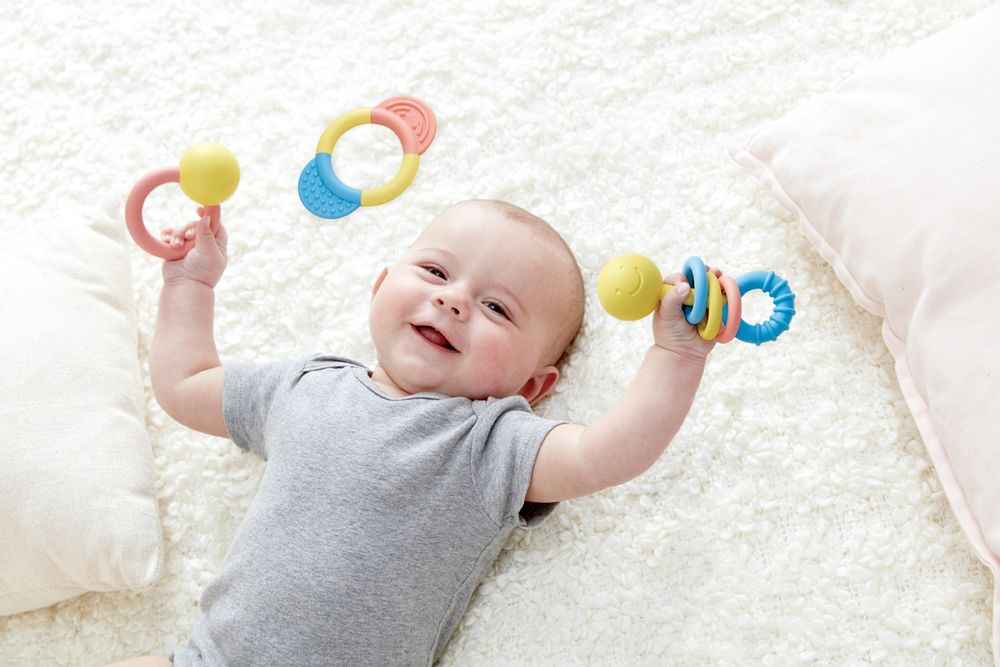 Toys - Japanese Rice Teething Rings & Rattles Collection - TOYNAMICS HAPE NEBULOUS STARS