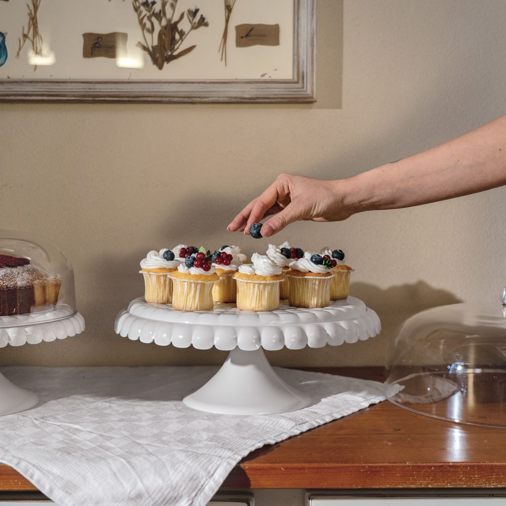Formal plates - CAKE STAND WITH DOME - GUZZINI