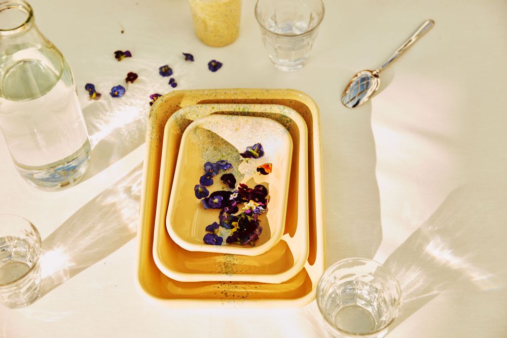 Unique pieces - Flow Fest Serving + Meze Plates - KAPKA ENAMELWARE
