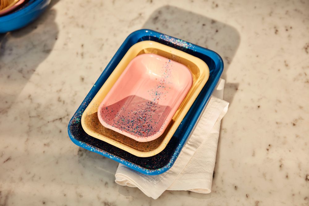 Unique pieces - Flow Fest Serving + Meze Plates - KAPKA ENAMELWARE