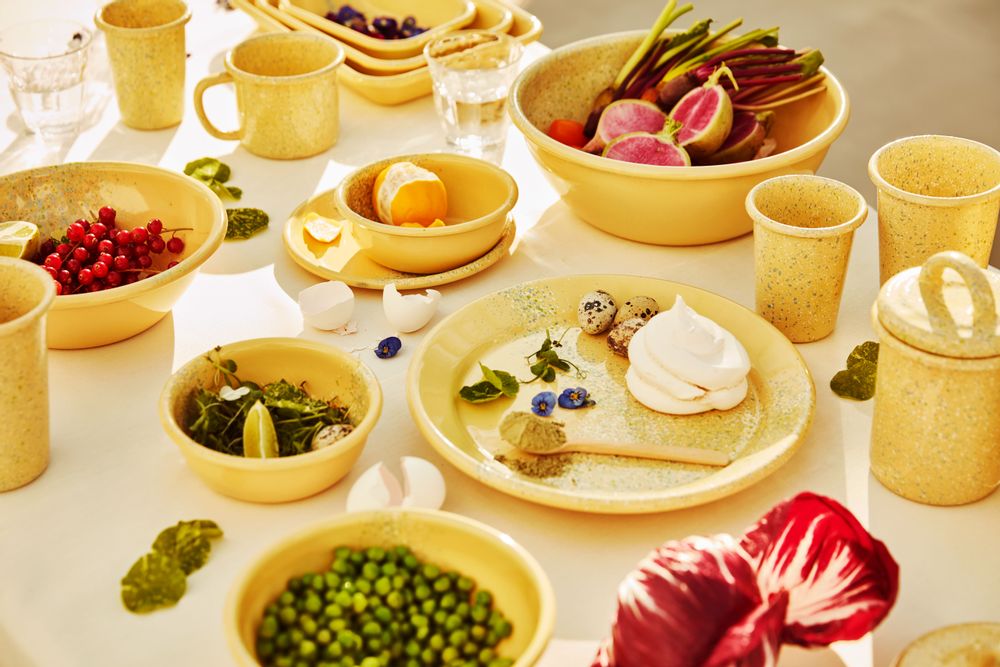 Accessoires de déco extérieure - Tasses Flow Fest + Gobelet - KAPKA ENAMELWARE