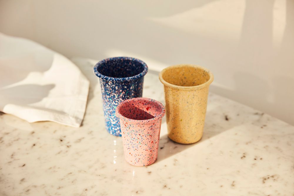 Accessoires de déco extérieure - Tasses Flow Fest + Gobelet - KAPKA ENAMELWARE